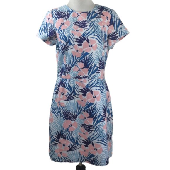 Brooks Brothers Red Fleece Floral Dress 10 - Picture 1 of 10